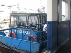 The little ferry which crosses the Havana bay every twenty minutes or so, but once made it all the way to Miami